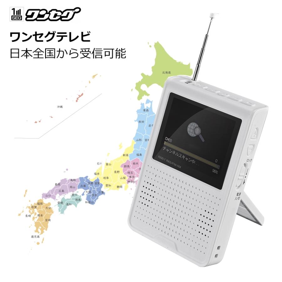 2.8インチポータブルテレビ FM/AMラジオ テレビ録画 ラジオ録音 懐中