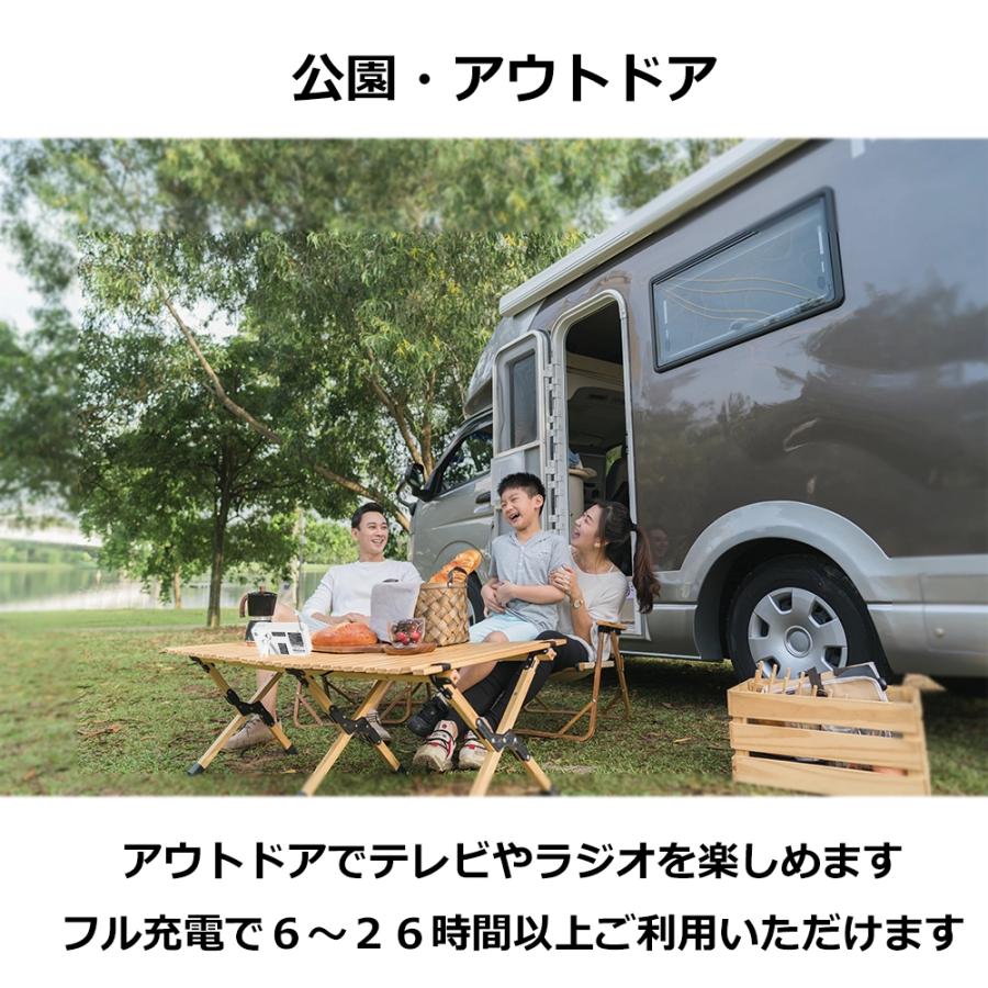 4.3インチポータブルテレビ FM/AMラジオ 手回し充電 懐中電灯 スマホ