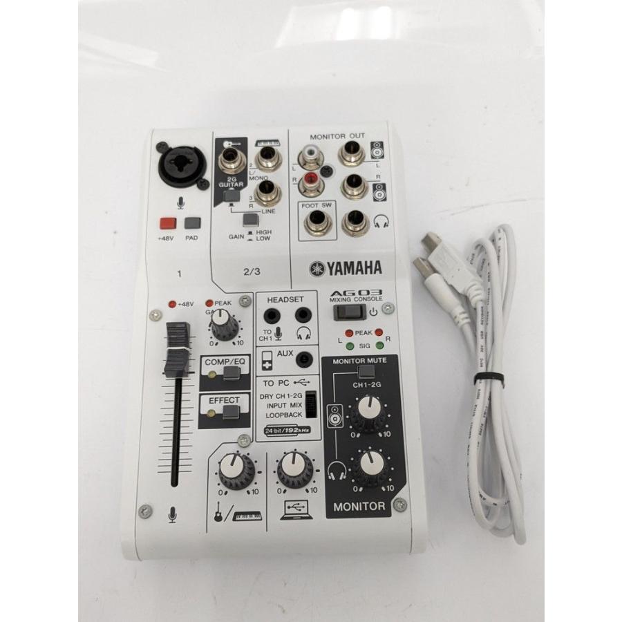 動作未確認 通電確認のみ YAMAHA AG03 ウェブキャスティングミキサー 