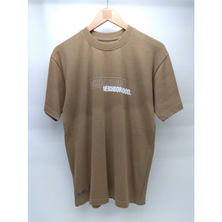 WIND AND SEA Tシャツ 221FRWSN-STM01S サイズM ダークベージュ 