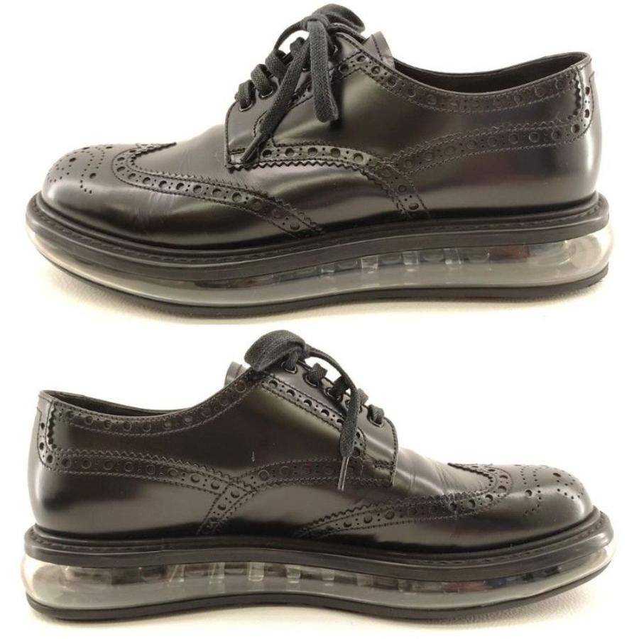 PRADA メンズ エアソールウィングチップシューズ レザー PRADA メンズ エアソールウィングチップシューズ レザー
