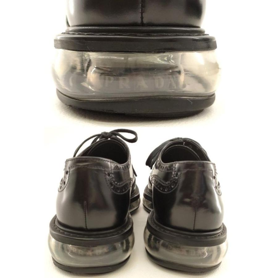 PRADA メンズ エアソールウィングチップシューズ レザー PRADA メンズ エアソールウィングチップシューズ レザー