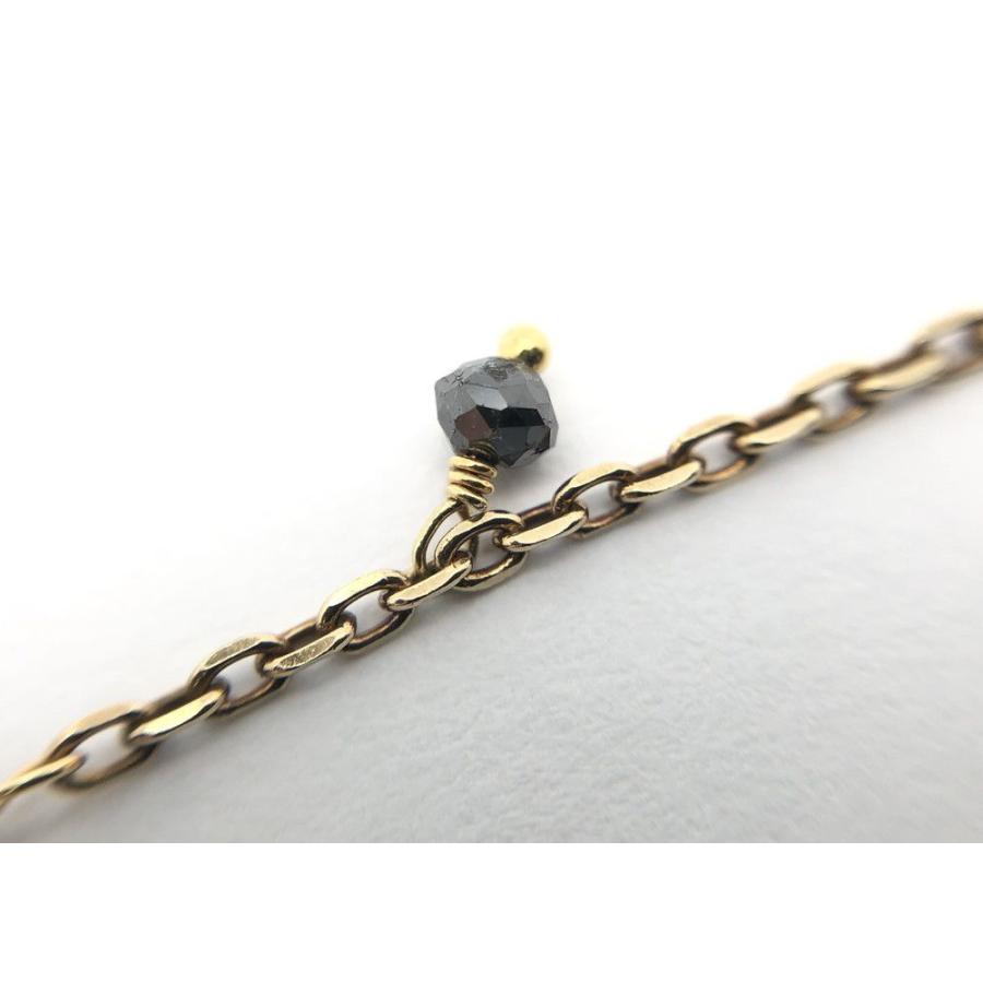 agete K10 ネックレス ブラックダイヤ アガット◇3101/西伊場店 agete K10 ネックレス ブラックダイヤ アガット◇3101/西伊場店