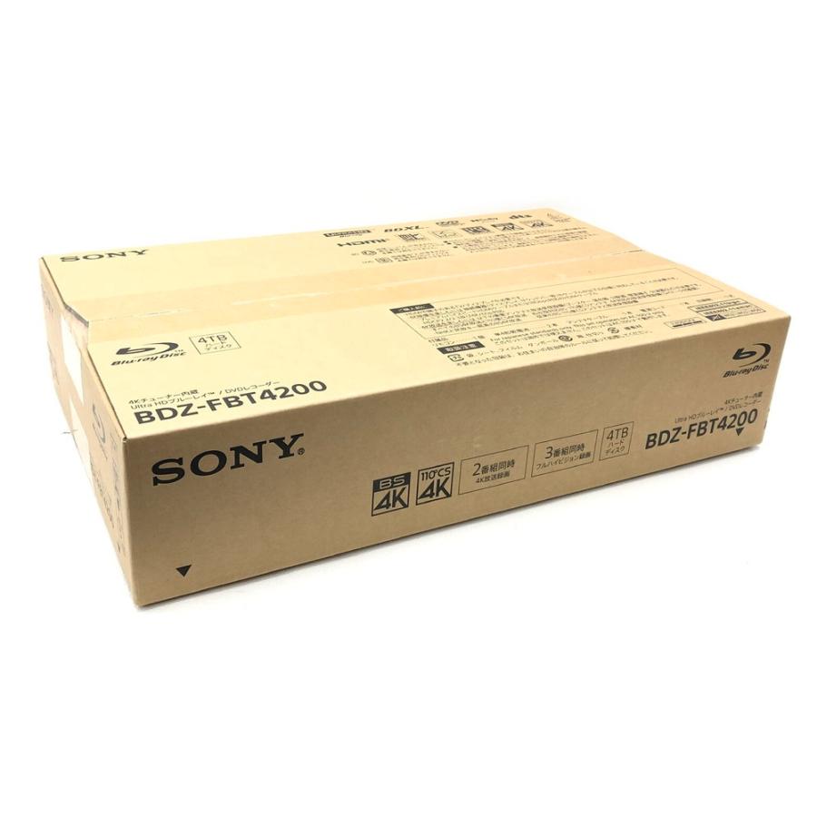 未開封品】SONY BDZ-FBT4200 Urtra HDブルーレイ DVD レコーダー  