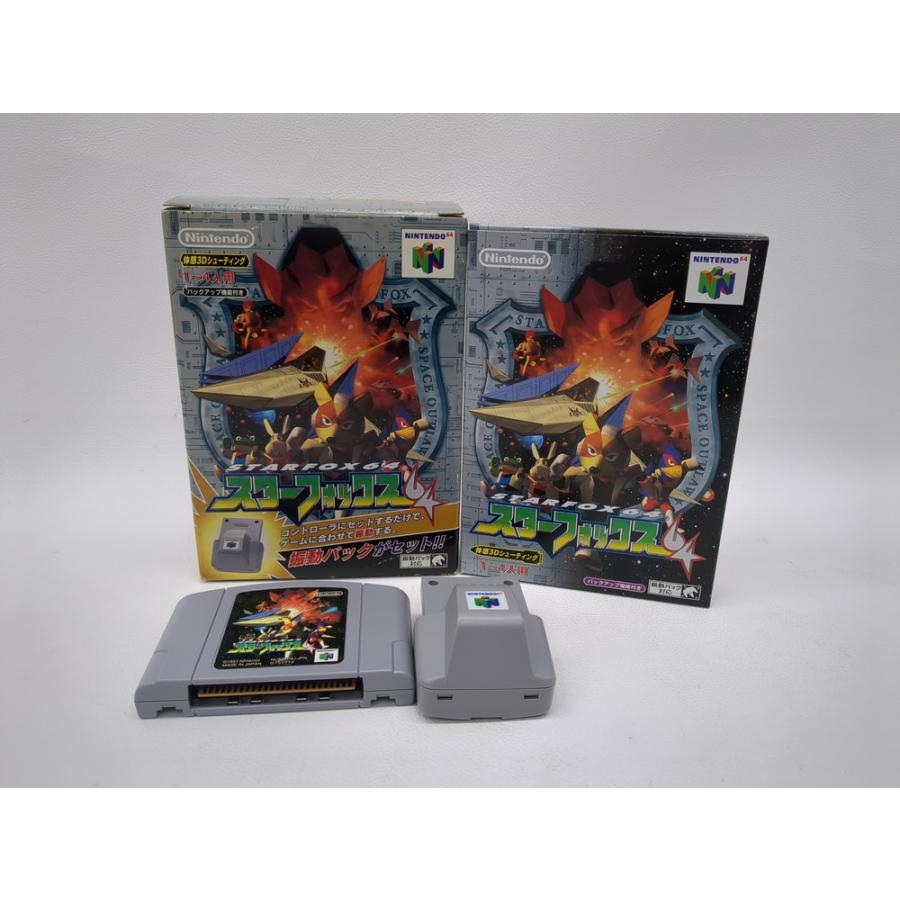 任天堂（Nintendo） Nintendo64 スターフォックス64 取説 振動パック付
