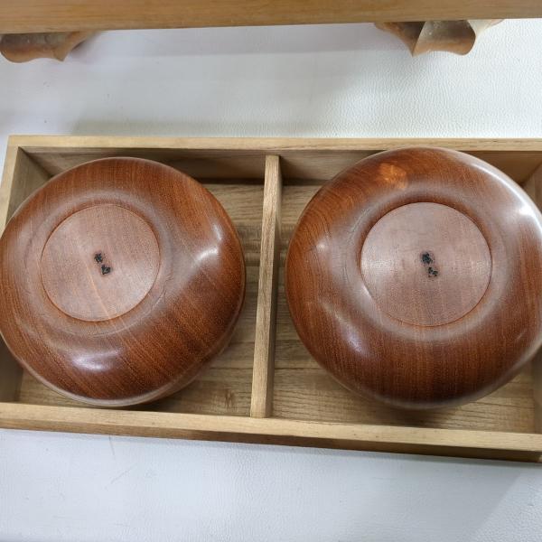 碁石セット 囲碁セット 蛤 本蛤 足付碁盤 白石 黒石 厚み約22cm 総高約
