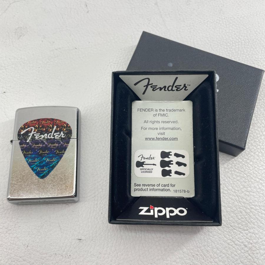 ZIPPO ジッポ 28848 FENDER フェンダー ギターピック 2015年 オイル