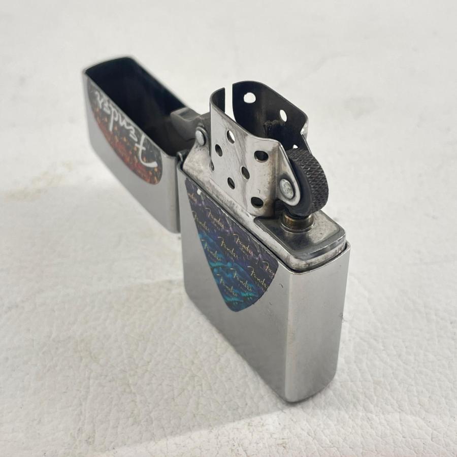 ZIPPO ジッポ 28848 FENDER フェンダー ギターピック 2015年 オイル