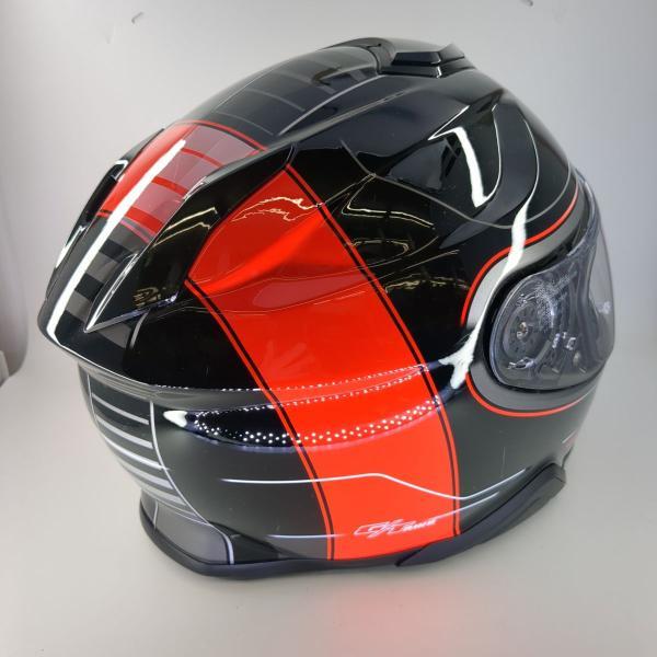 【ジャンク品扱い】　SHOEI ヘルメットブラック　Lサイズ　ブラック/レッド SHOEI ショウエイ SIZE XL GT-AirIIブラック レッド フルフェイス