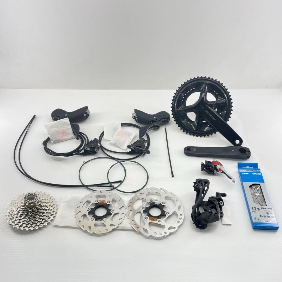 未使用品】自転車用品 SHIMANO シマノ 油圧ディスクコンポセット R7120 