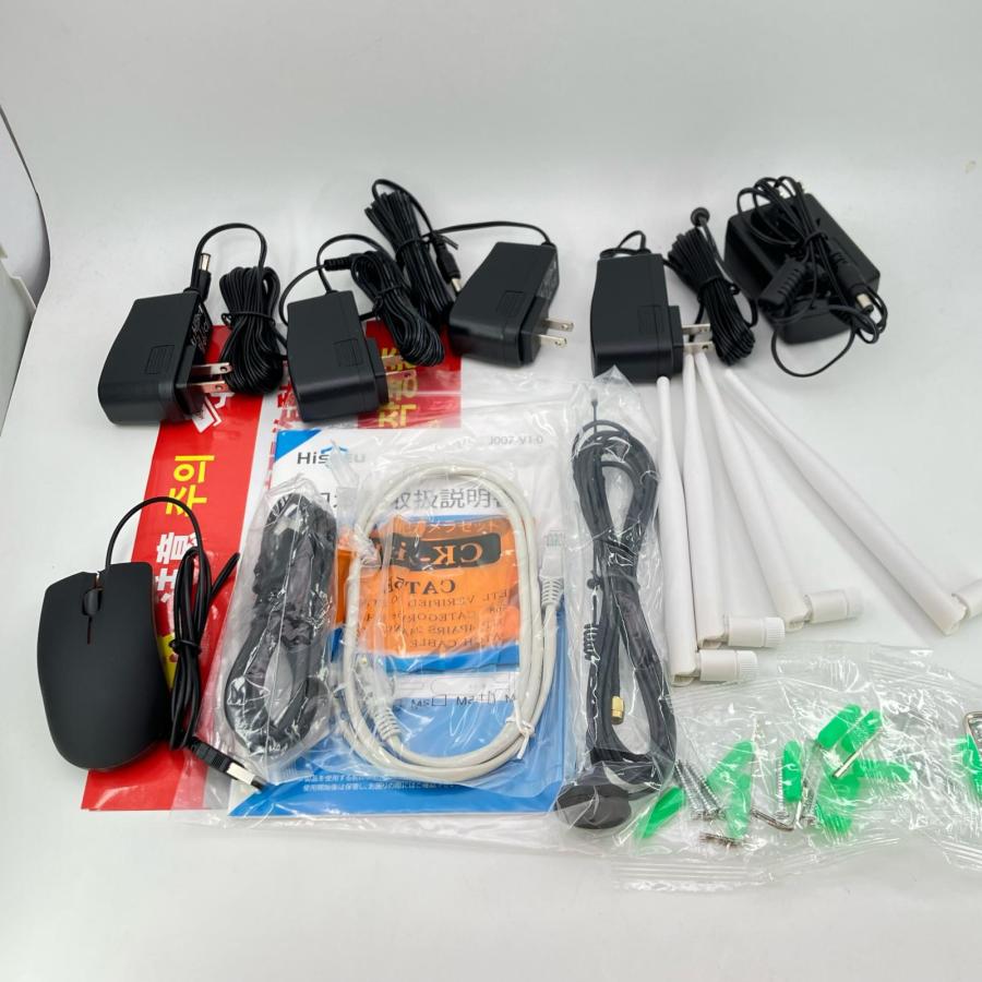 HISEEU ハイセウ WNKIT10V-4HB612-1TA 防犯カメラ ネットワークカメラ カメラ4台 HDD1TB ◆2002_7