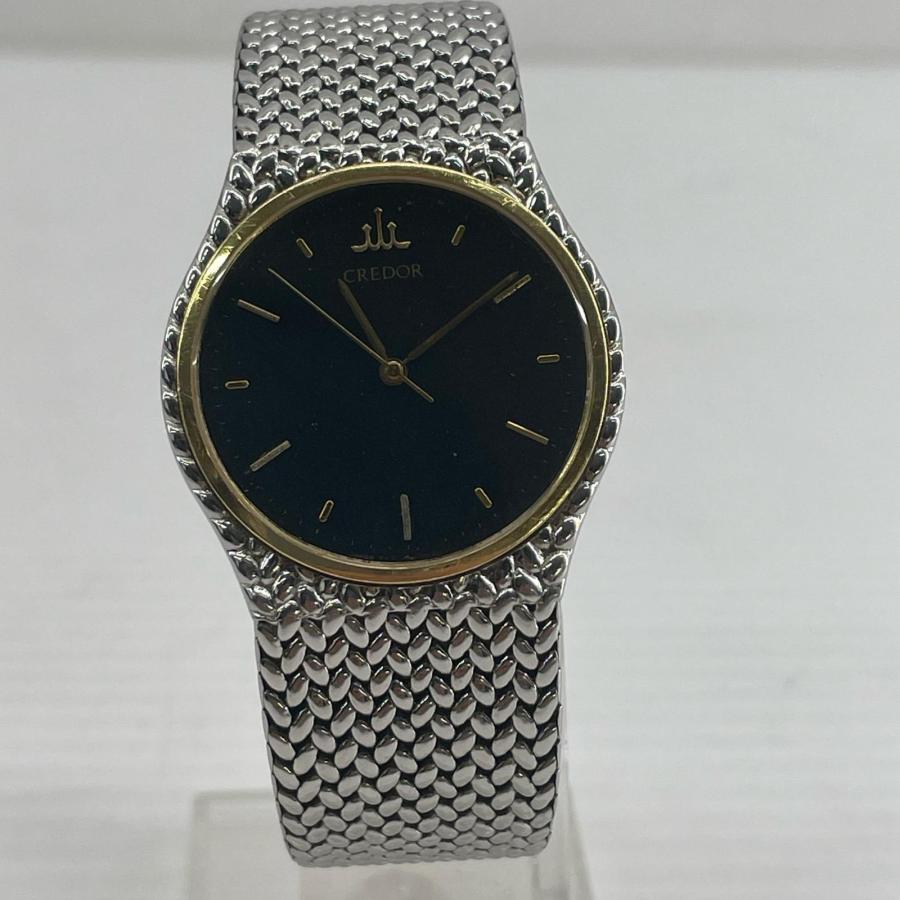 稼働品】SEIKO セイコー クレドール CREDOR 7771-6050 クオーツ 18KT