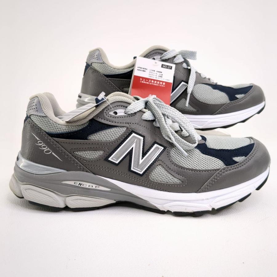 ニューバランス 990V3 US9.5 27.5cm M990GJ3 USA製 NEW BALANCE Made in USA メンズ