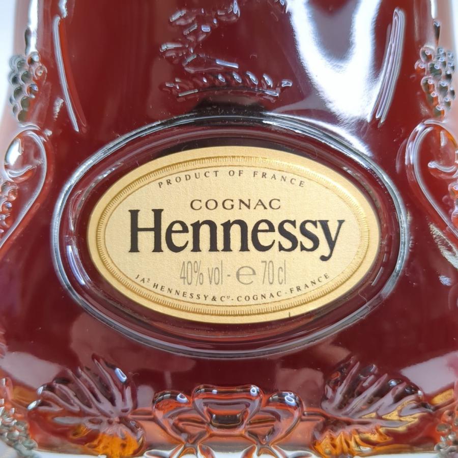 未開栓・箱付き Hennessy ヘネシー XO 金キャップ クリアボトル 40