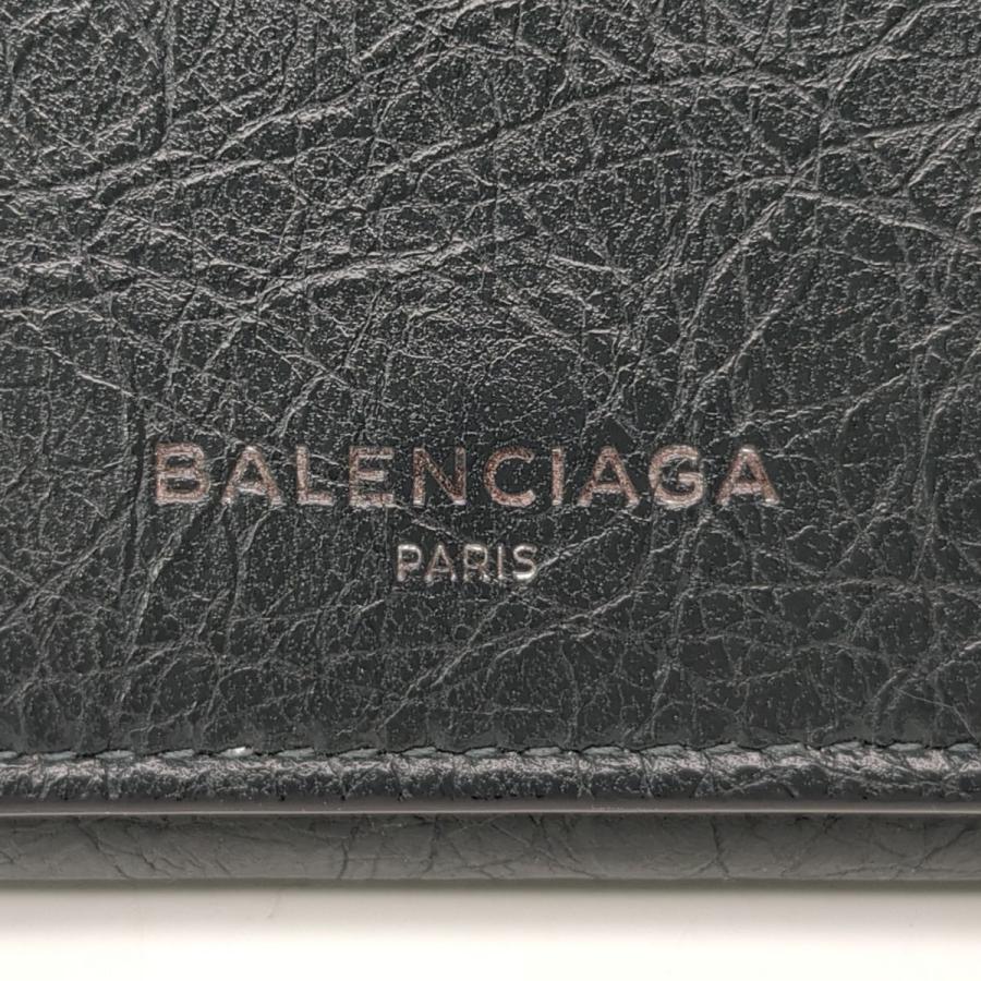 BALENCIAGA バレンシアガ 542008 グレー レザー 長財布 メンズ BALENCIAGA バレンシアガ 542008 グレー レザー 長財布 メンズ