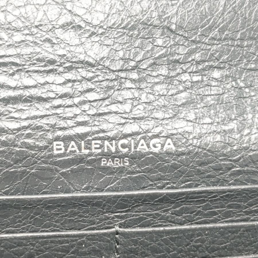 BALENCIAGA バレンシアガ 542008 グレー レザー 長財布 メンズ BALENCIAGA バレンシアガ 542008 グレー レザー 長財布 メンズ