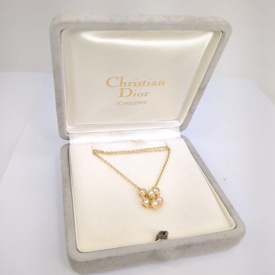 Christian Dior クリスチャン ディオール K18 5.1g ダイヤモンド 5石 21cm（全長約42cm） 磨き上げ済 箱付  ◆3102/掛川店｜pickupjapan｜09