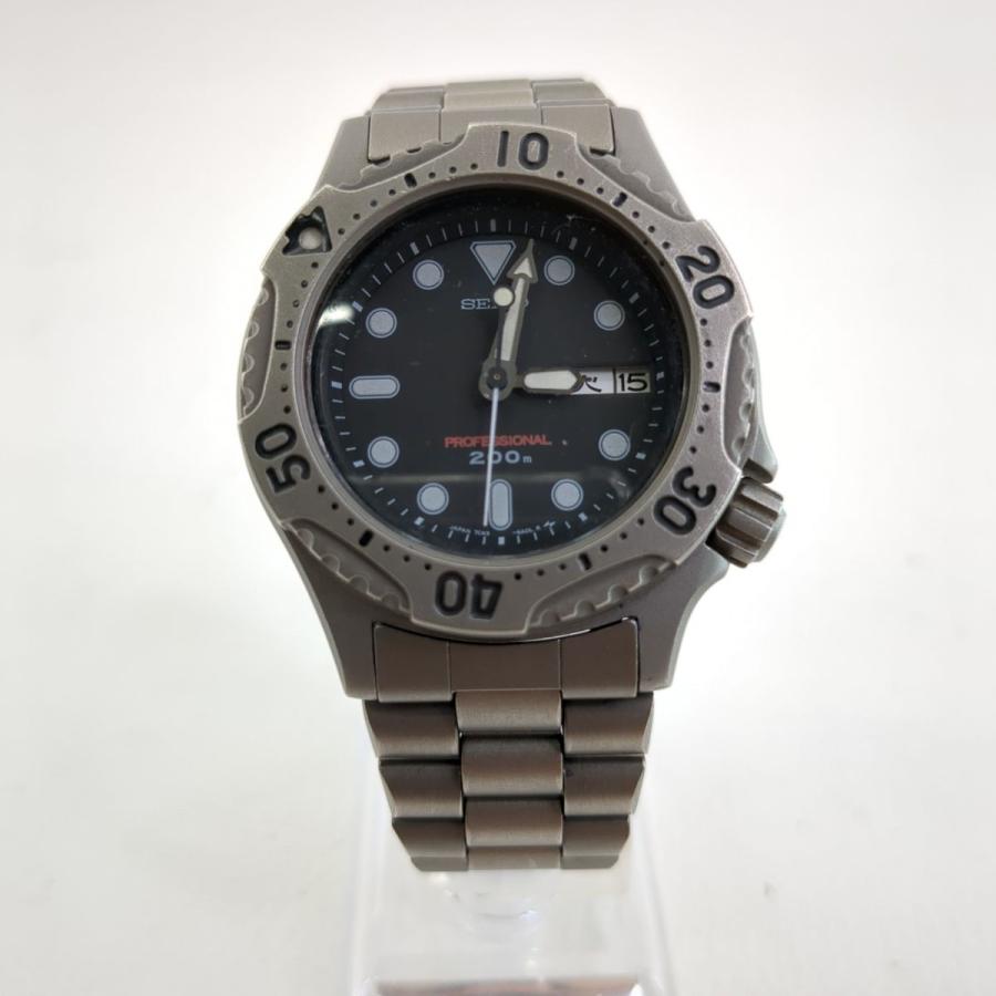 SEIKO セイコー ダイバープロフェッショナル 7C43-6A10 クォーツ 動作  