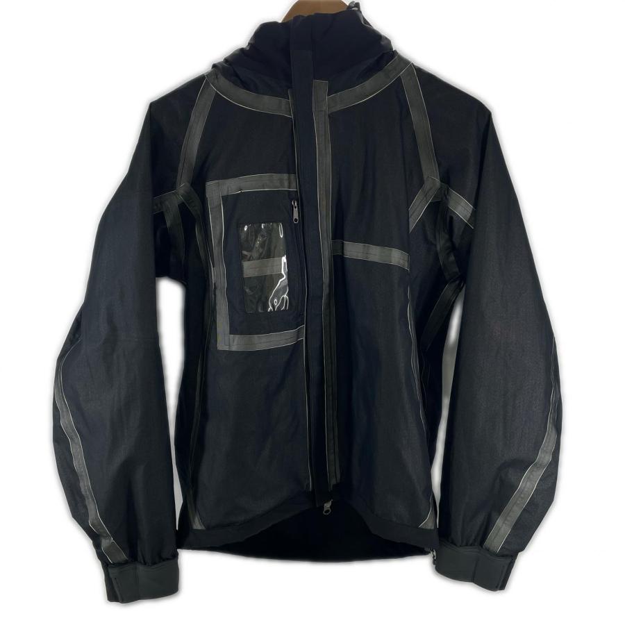 【中古】 Pazdesign パズデザイン ナイロンジャケット ブラック サイズL メンズ 古着 リユース USED  ◆2003_2