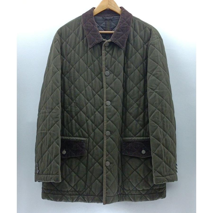 D0494FJM305 Papas 中綿キルティングジャケット メンズ カーキ サイズL パパス 男性用 ◆3104 磐田店