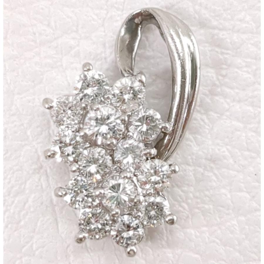 美品】 ペンダントトップ Pt900 約2.5g ダイヤモンド 1.00ct プラチナ 