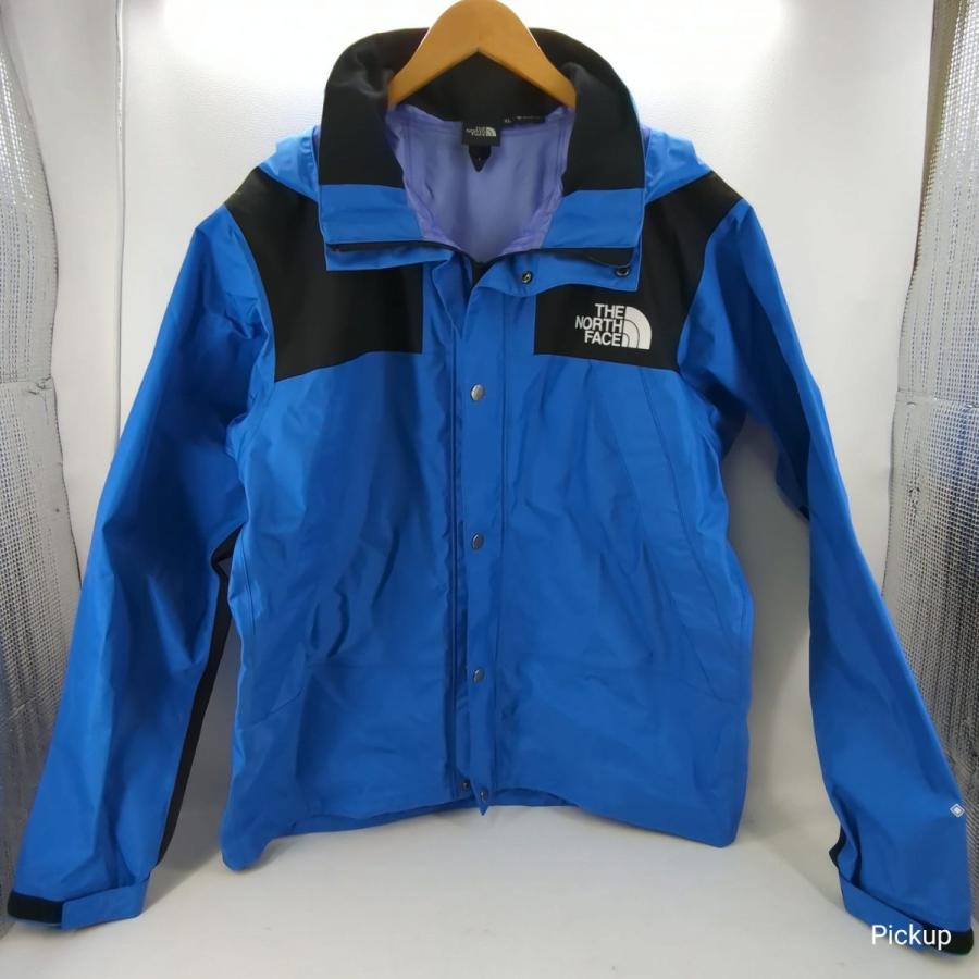 ☆美品 THE NORTH FACE SIZE XL メンズ ブラック×ブルー ゴアテックス 