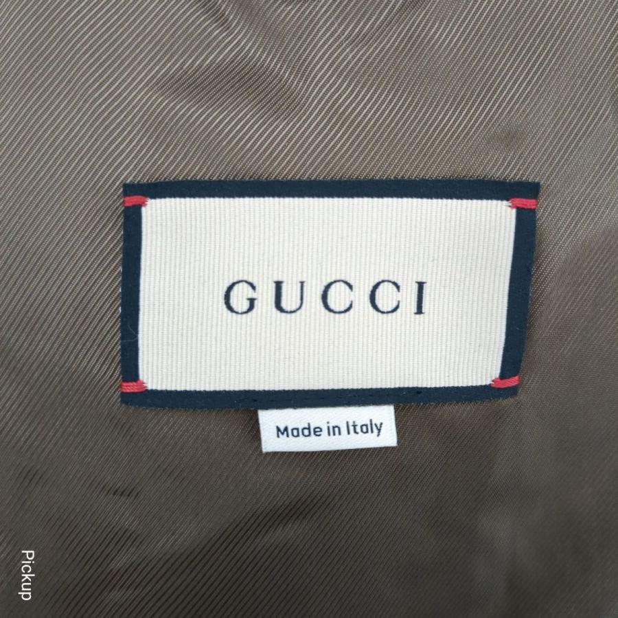 GUCCI 【美品】GUCCI グッチ GG STRIPE WOOL COAT ストライプ GUCCI 【美品】GUCCI グッチ GG STRIPE WOOL COAT ストライプ