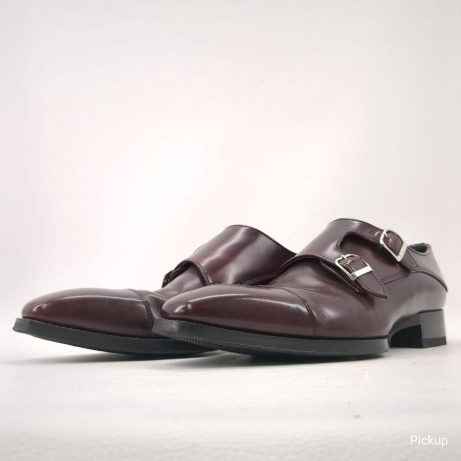 ☆美品 REGAL ダブルモンクストラップ レザーシューズ SIZE 24.5cm 