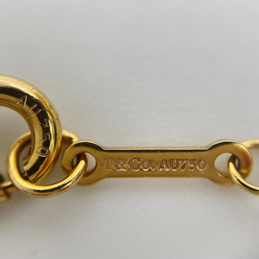 貴金属 ネックレス Tiffany & Co. K18 YG 2.58g 40cm 箱付 