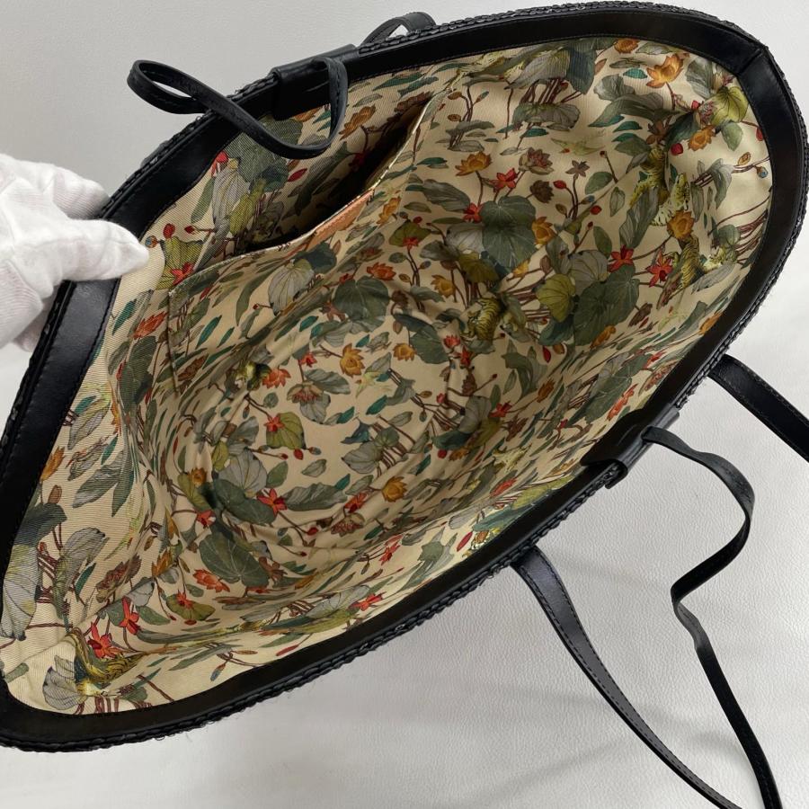 ETRO（エトロ） トートバッグ ブラック かごバッグ 1N419・9916_02-10