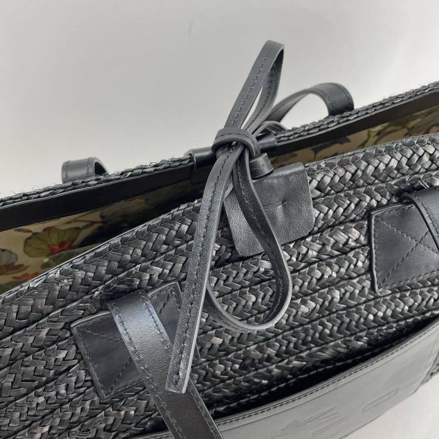 ETRO（エトロ） トートバッグ ブラック かごバッグ 1N419・9916_02-10