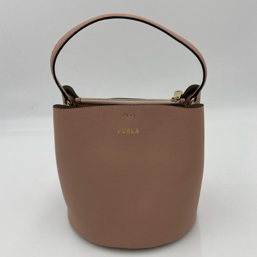 FURLA（フルラ） ショルダーバッグ ピンクベージュ DANAE S BUCKET BAG