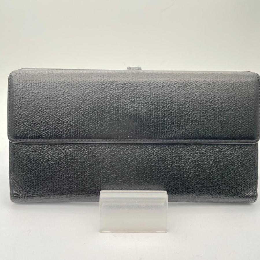 CHANEL（シャネル） 三つ折り長財布 ココマーク ブラック レザー