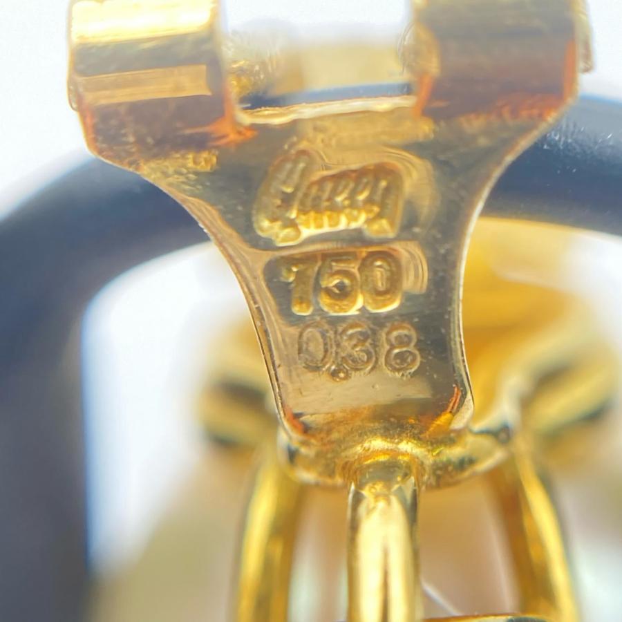 貴金属 イヤリング クイーン Queen K18 YG 9.9g 真珠 ダイヤモンド 