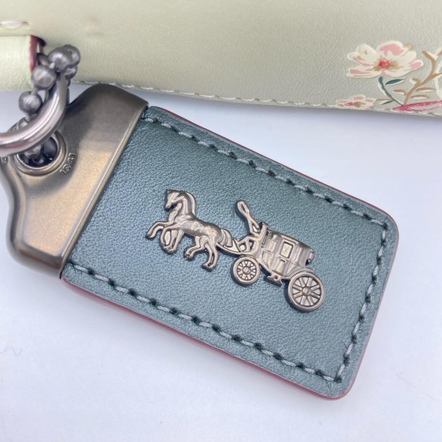 COACH（コーチ） ショルダーバッグ ペールグリーン フラワーブーケ 