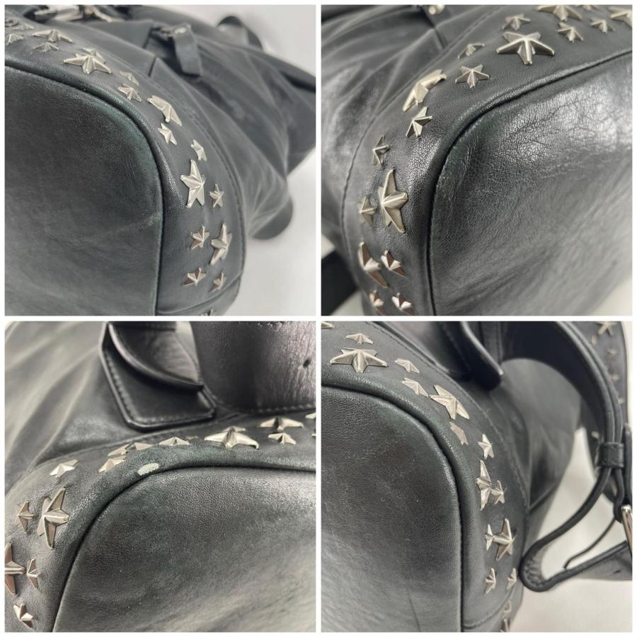 JIMMY CHOO ジミーチュウ フィッツロイ バイカーレザーバックパック