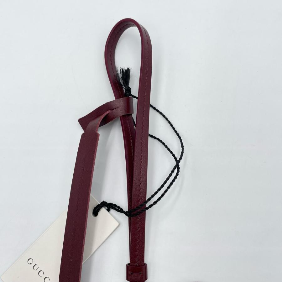 GUCCI（グッチ） 美品 パンダ シェイプ バッグチャーム GGキャンバス