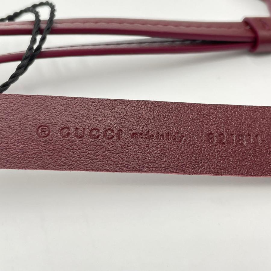 GUCCI（グッチ） 美品 パンダ シェイプ バッグチャーム GGキャンバス
