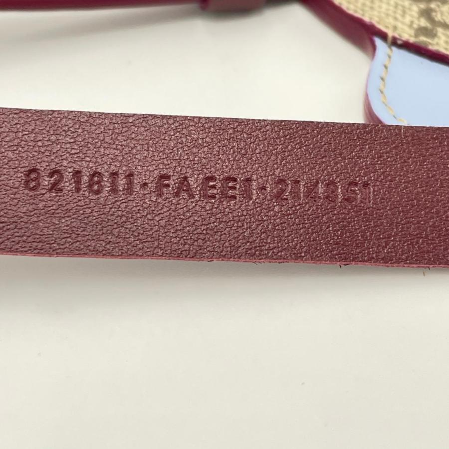 GUCCI（グッチ） 美品 パンダ シェイプ バッグチャーム GGキャンバス