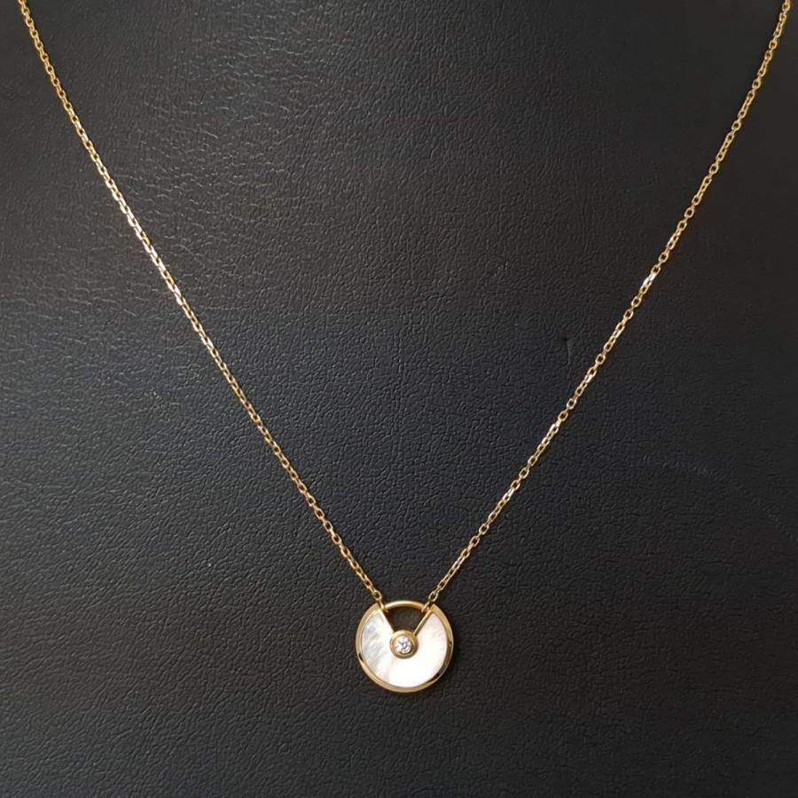 Cartier アミュレット ドゥ カルティエ ネックレス XS k18 2.91g  