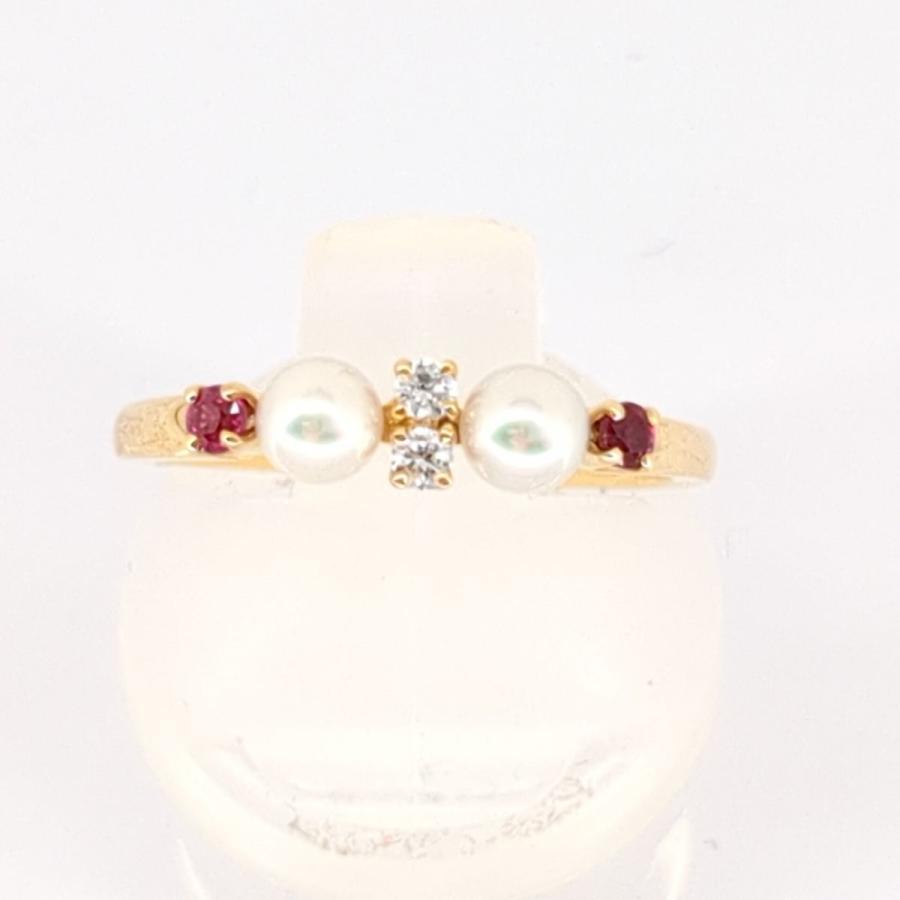 MIKIMOTO 【新品仕上げ済み】リング ミキモト K18 1.95g ベビーパール 