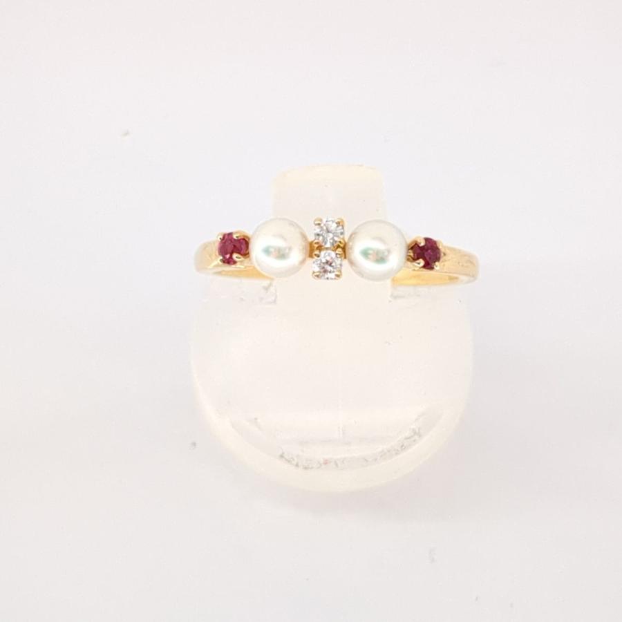 MIKIMOTO 【新品仕上げ済み】リング ミキモト K18 1.95g ベビーパール 