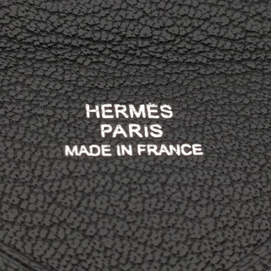 美品】HERMES エルメス カルヴィ カードケース 名刺入れ ブラック