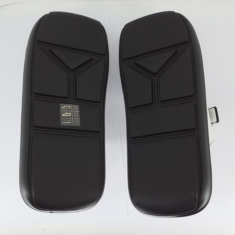 PRADA プラダ レザーサンダル ホワイト×シルバー 36 1/2(約23.5 PRADA プラダ レザーサンダル ホワイト×シルバー 36 1/2(約23.5