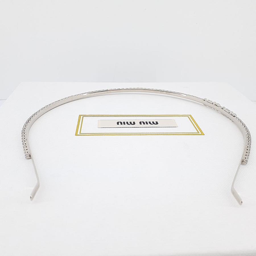 miu ミュウミュウ カチューシャ 5IH060 METAL HEADBAND WITH miu ミュウミュウ カチューシャ 5IH060 METAL HEADBAND WITH