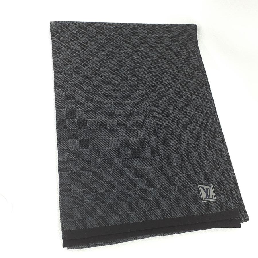 ルイヴィトン マフラー M70028 エシャルププティダミエ ウール100% LOUIS VUITTON ◆3105/高林店 ST｜pickupjapan｜03