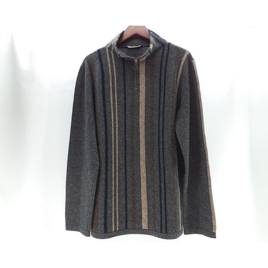 HERMES エルメス ハーフジップ カシミア100% 長袖ニット メンズ HERMES エルメス ハーフジップ カシミア100% 長袖ニット メンズ