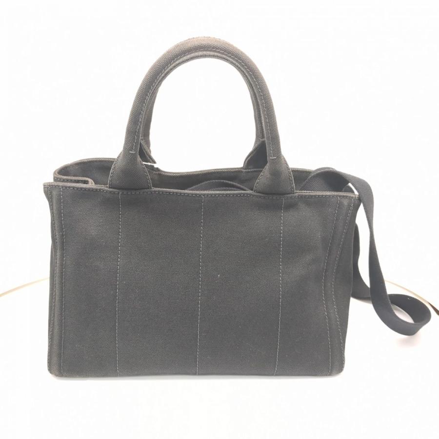 PRADA プラダ カナパ 2WAYトートバッグ B24390 ビジュー キャンバス 