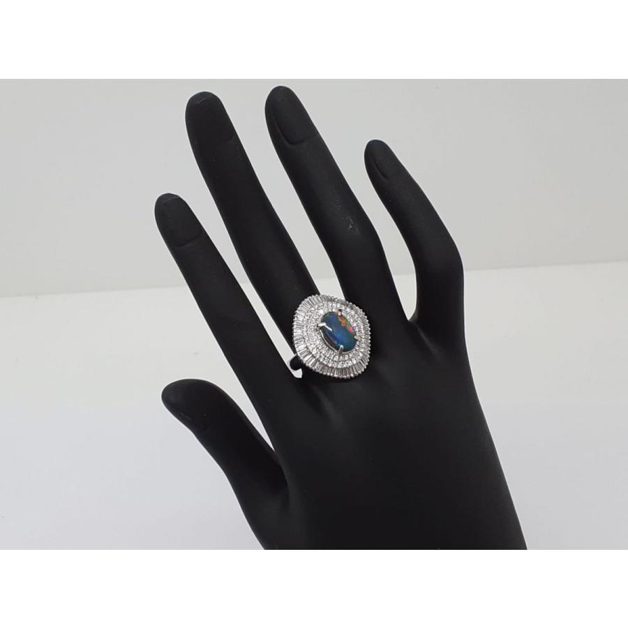 pt900.k18.タンザナイト.(ダイヤ入り) N o.1124.