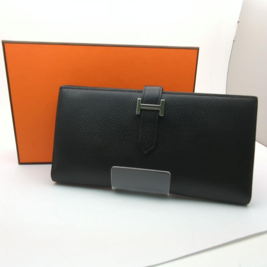 美品】HERMES エルメス ベアンスフレ ブラックxシルバー金具 ヴォー 